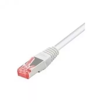 Tecline - kabel krosowy - RJ-45 (M) na RJ-45 (M) - 1.5 m - SFTP, PiMF - CAT 6 - bezhalogenowy, bezzaczepowy - biały (715015W)