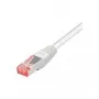 Tecline - kabel krosowy - RJ-45 (M) na RJ-45 (M) - 1.5 m - SFTP, PiMF - CAT 6 - bezhalogenowy, bezzaczepowy - biały (715015W)