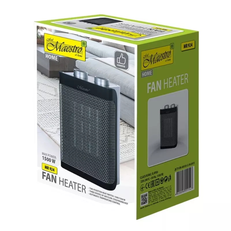 Ceramiczny termowentylator Maestro MR-924 1500W