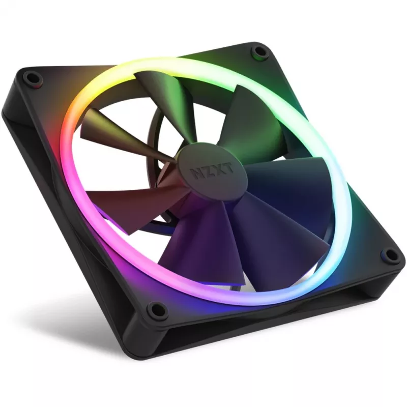 Wentylator NZXT F140 RGB TWIN 14 cm czarny 500-1800 RPM Fluid Dynamic Bearing