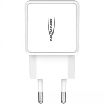 ANSMANN HC218PD - Zasilacz - 18 W - 3000 mA - PD, QC 3.0 - 2 porty wyjściowe (USB, USB-C) - Biały (1001-0111)