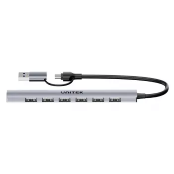Unitek H1209AGY01 koncentrator USB-A 5Gbps 7w1