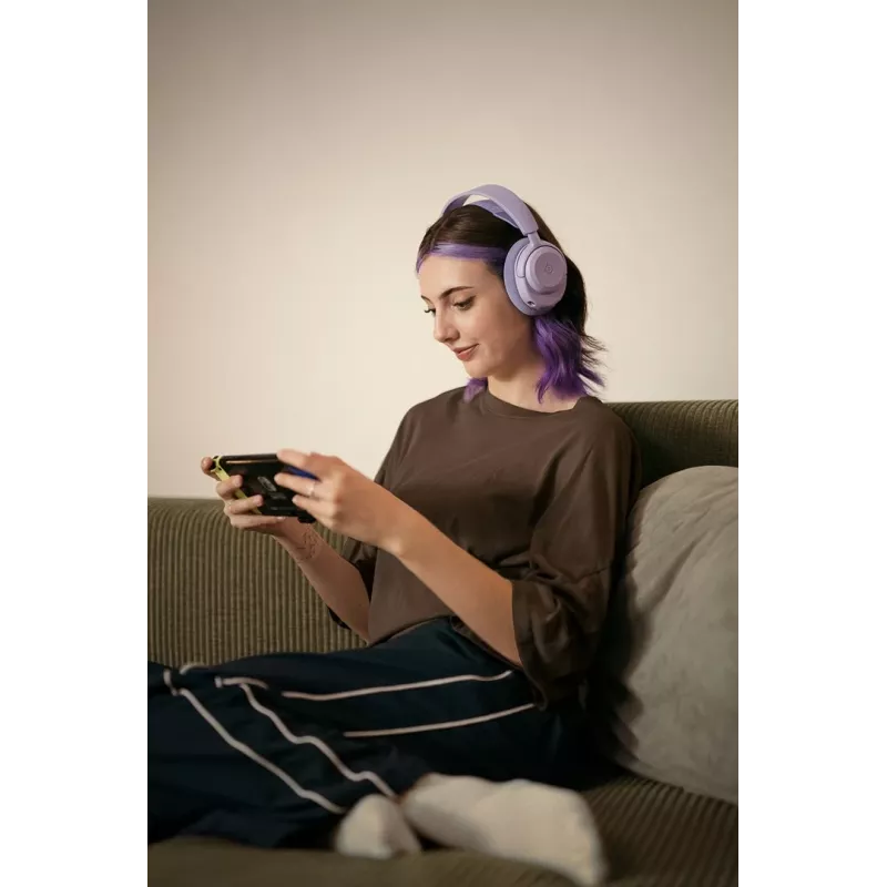 Zestaw słuchawkowy Steelseries Arctis Nova 3P Wireless do Playstation, Levander