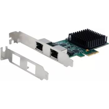 Karta sieciowa Exsys EX-60112 PCIe 2.5 Gigabit, dwuportowa