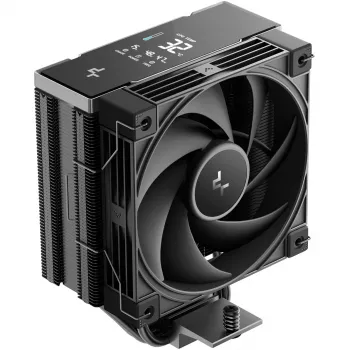 Chłodzenie powietrzne DeepCool AK400 G2 Digital NYX — wentylator 120 mm, maks. ciśnienie powietrza 3.33 mmH2O, 92×132×156 mm, czarny