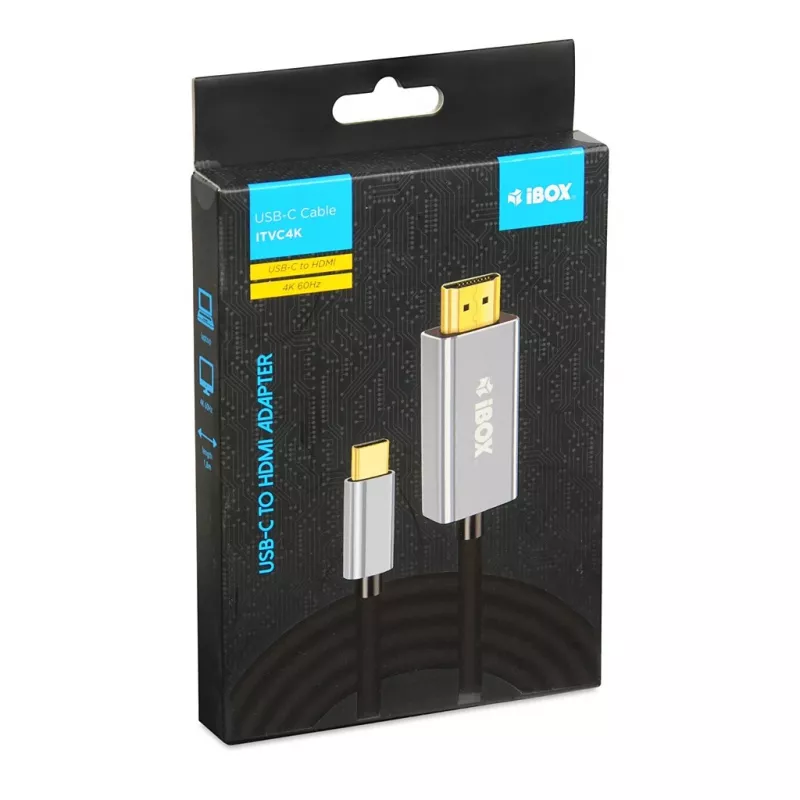 iBOX ITVC4K Kabel USB-C na HDMI