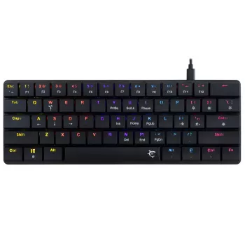 Klawiatura mechaniczna White Shark Nagamaki GK-006131 Czarna układ US Brązowe przełączniki
