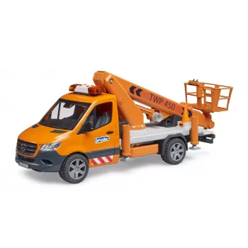 Pojazd BRUDER MB Sprinter z platformą roboczą Zalecany wiek 3+