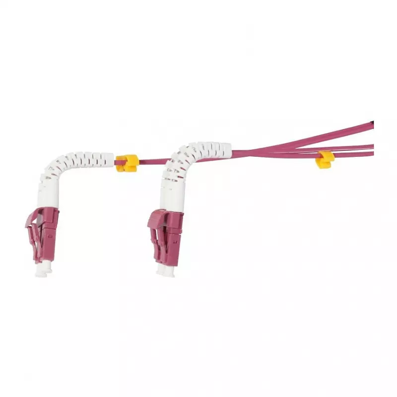 Synergy 21 LWL-2-Faser-Patchk. 7.5mtr.LC-LC 50/125um OM4 AD 2mm flexible Knickschutztülle - Multimode-Faser - 7,5 m