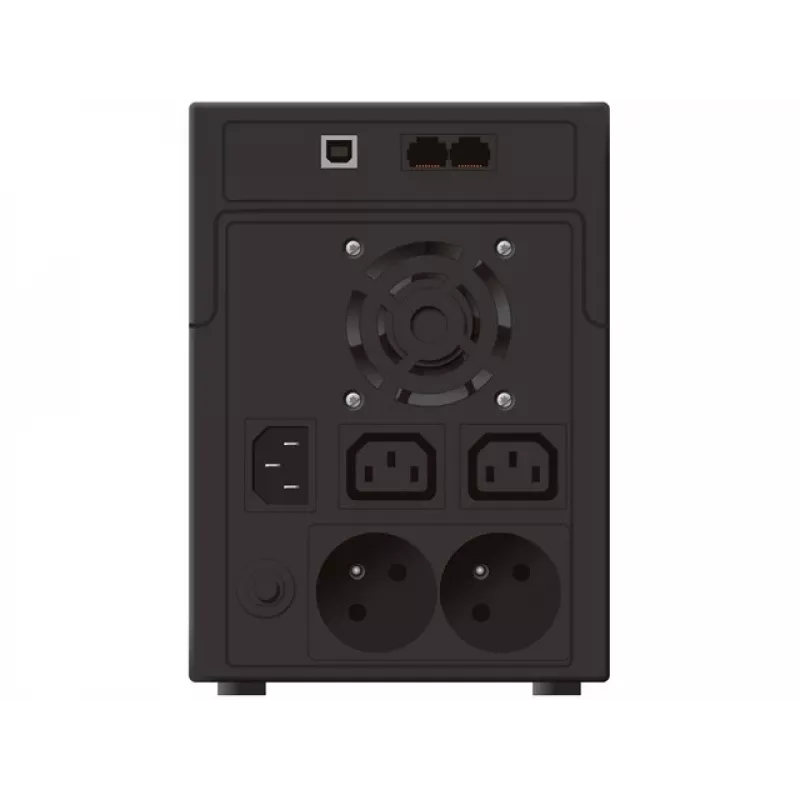 PowerWalker VI 2200 LCD/FR Zasilacz awaryjny (UPS) Double-c