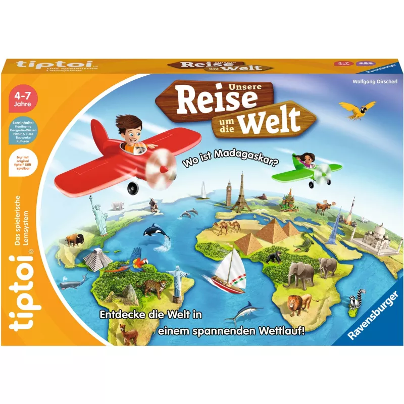 tiptoi Unsere Reise um die Welt, Gra planszowa