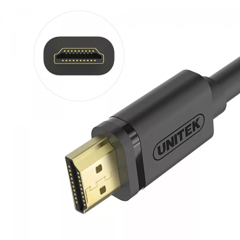 Przewód HDMI UNITEK Y-C137M 1,5 m HDMI Typ A (Standard) Czarny