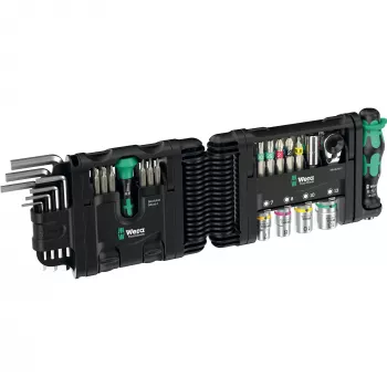 Zestaw narzędzi Wera Tool-Check Modular Set 1 – 50-elementowy modułowy zestaw warsztatowy, różne bity i nasadki