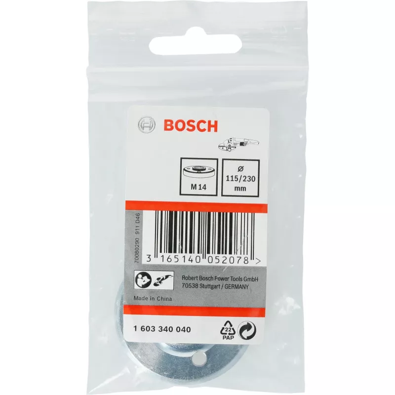 Bosch Locking Nuts, Nakrętka kołnierzowa, Bosch, Srebrny, Metal
