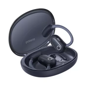Baseus Eli Sport 1 Open-Ear TWS Cosmic Czarny z kablem USB