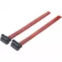 Kabel SATA Tecline SATA III 0.5m 7-pin Czarny Czerwony