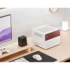 Obudowa komputera Micro Tower Jonsbo N4 biały Mini-ITX z hartowanym szkłem