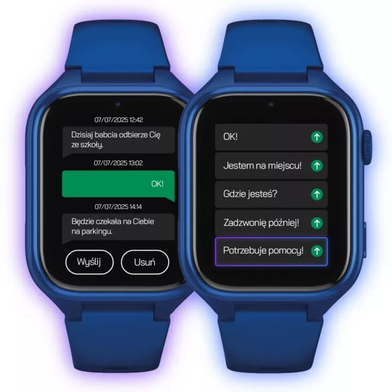Smartwatch Stelio Junior 4G ST-SWJ101-NB – zegarek dziecięcy 4G, granatowy