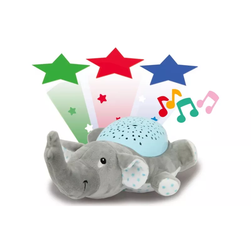 Jamara Dreamy Elephant Lampka nocna dla dzieci niebiesko-szara (460432)