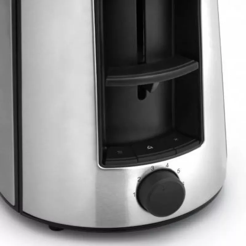 Toster WMF Bueno Pro 6 — 2-kromkowy, 870 W, srebrno-czarny