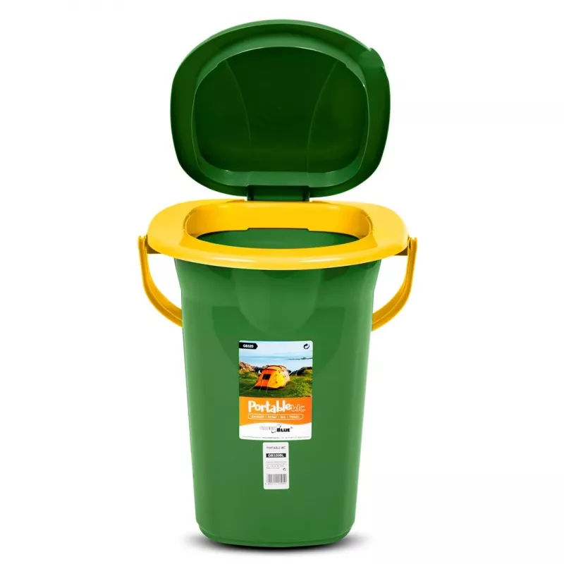 Przenośne wiaderko toaletowe GreenBlue GB320GO — Lekka toaleta turystyczna
