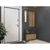 Szafka w przedpokoju top e shop GAR ANT/ART z 1 drzwiami uchylnymi, 850×240×1600 mm