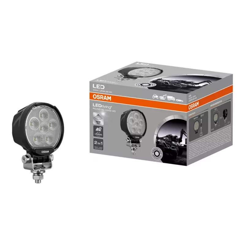 Lampa punktowa Ledvance ROUND WL VX100-WD LED 10W 3000K do wnętrza/na zewnątrz pojazdu