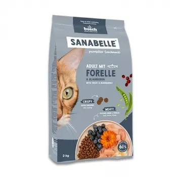 BOSCH Sanabelle Life Adult Trout with niebieskiberries - sucha karma dla kotów - 8kg