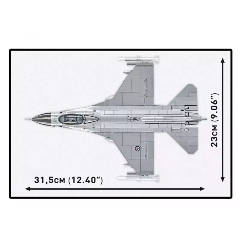 Cobi Zestaw konstrukcyjny F-16AM Fighting Falcon, 495 elementów, model w skali