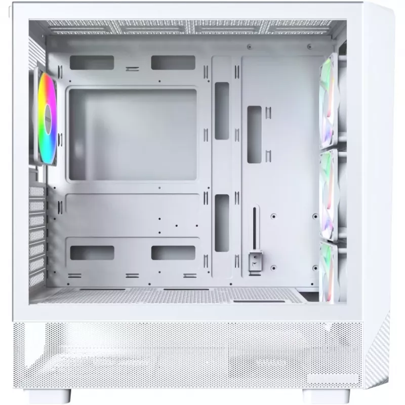 Obudowa PC Montech X5 Midi Tower Biała ATX 3 wentylatory 140 mm