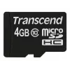 Karta pamięci flash Transcend MicroSDHC 4 GB Class 10 TS4GUSDC10