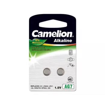 Camelion | AG7/LR57/LR926/395 | Bateria guzikowa alkaliczna | 2 szt.