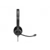 PORT CONNECT | Słuchawki USB Stereo PRO ON'R 300 | Przewodowe | Nauszne | Redukcja szumów | Czarny