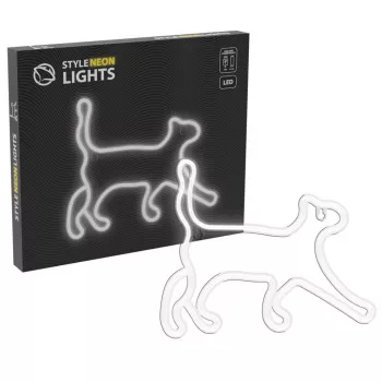 Dekoracyjne światło w stylu neonu MANTA SNL70WH Style Neon Lights CAT 2 białe 70 cm