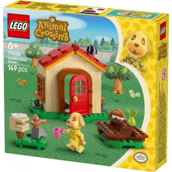 Klocki konstrukcyjne LEGO Animal Crossing Przytulny Domek 77058, 149 elementów, 1 minifigurka, rozmiar 120×90×70 mm