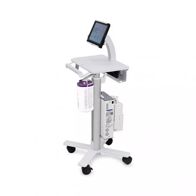Ergotron Tablet Cart, SV10 - Wózek do tabletu / klawiatury - medyczny - Metal - Biały, Aluminium - Rozmiar ekranu: do 30,5 cm (do 12 cali)