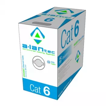 A-LAN KIU6PVC305 kabel sieciowy Szary 305 m Cat6 U/UTP (UTP)