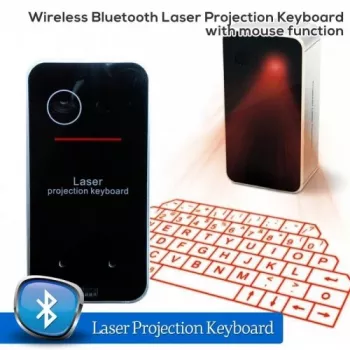 Laserowa klawiatura projekcyjna Doy model kompaktowa przenośna wirtualna klawiatura Bluetooth
