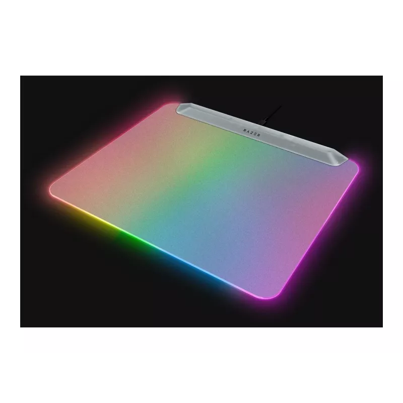 Podkładka pod mysz gamingowa Razer Firefly V2 Pro biały — podświetlenie RGB, zasilana przez USB, antypoślizgowa podstawa