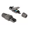 Kabel sieciowy DeLOCK wtyk RJ45 Kat.8.1 STP beznarzędziowy czarny
