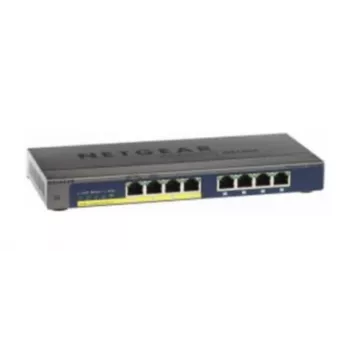 NETGEAR GS108PP Niezarządzalny przełącznik Gigabit Ethernet (10/100/1000) Power over Ethernet (PoE) Czarny
