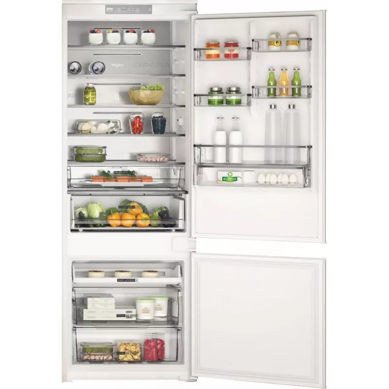 WHIRLPOOL Lodówka do zabudowy WH SP70 T121, szerokość 69 cm, wysokość 193,5 cm, klasa energetyczna E, No Frost