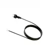 Bachmann - Kabel zasilający - Typ F (M) do bez wtyczki - AC 250 V - 5,0m - Formowany - Czarny (322.176)