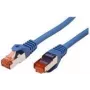 Roline - Kabel krosowy - RJ-45 (M) na RJ-45 (M) - 50 cm - SFTP, PiMF - KAT. 6 - Bezhalogenowy, Wtryskiwany, Skręcany - Niebieski