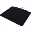 Razer | Bezprzewodowa podkładka pod mysz gamingowa z ładowarką i krążkiem, twarda edycja | System ładowania bezprzewodowego HyperFlux V2 | Podkładka pod mysz gamingową | 360 x 311 mm | Czarny