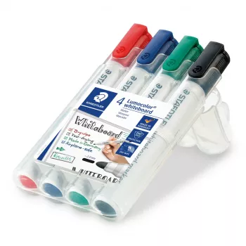 Marker Staedtler 351 B Chisel tip Czarny niebieski zielony czerwony