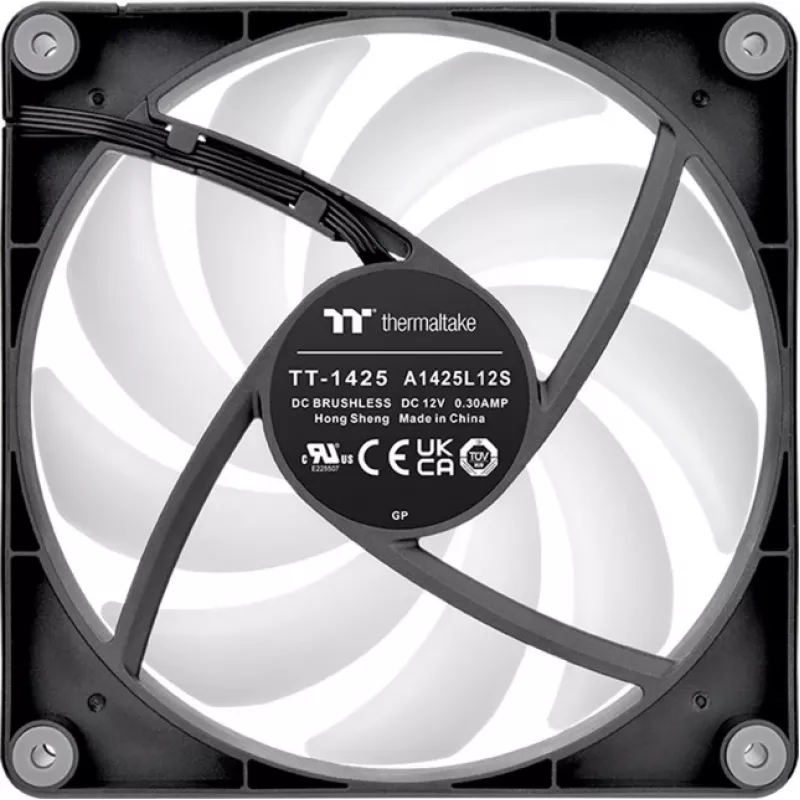 Wentylator Thermaltake CT140 Reverse ARGB 14 cm Czarny 500-1800 RPM 32.8 dB