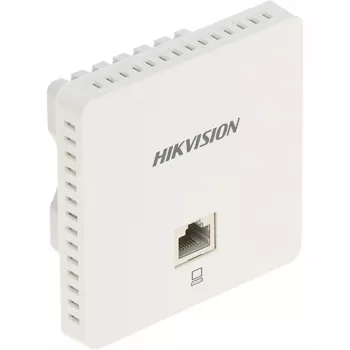 Punkt dostępowy bezprzewodowy Hikvision DS-3WAP521-SI — dwuzakresowy 2,4/5 GHz, 1200 Mbit/s, PoE, 1x RJ-45, biały