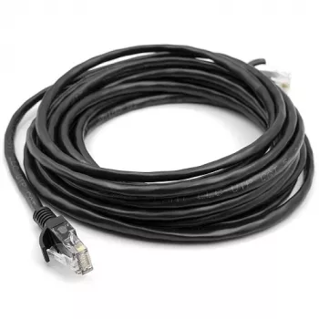Kabel Cat5E UTP, 5m, Czarny