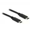 Kabel USB DeLOCK 0,5 m USB 2.0 USB C czarny
